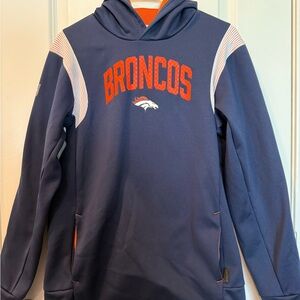 NFL Denver Broncos Blue and Orange Hoodie
